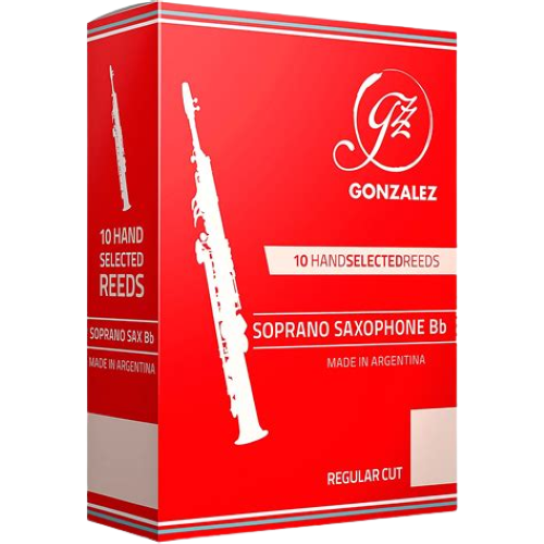 Gonzalez Regular Cut Reeds, Soprano Sax, 10-Pack
