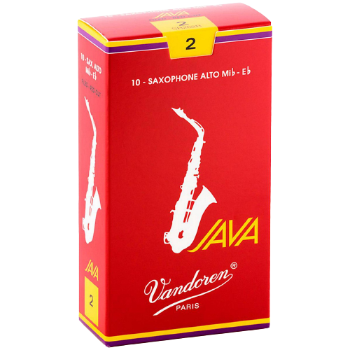 Vandoren Java Red, Alto Sax 10-Pack