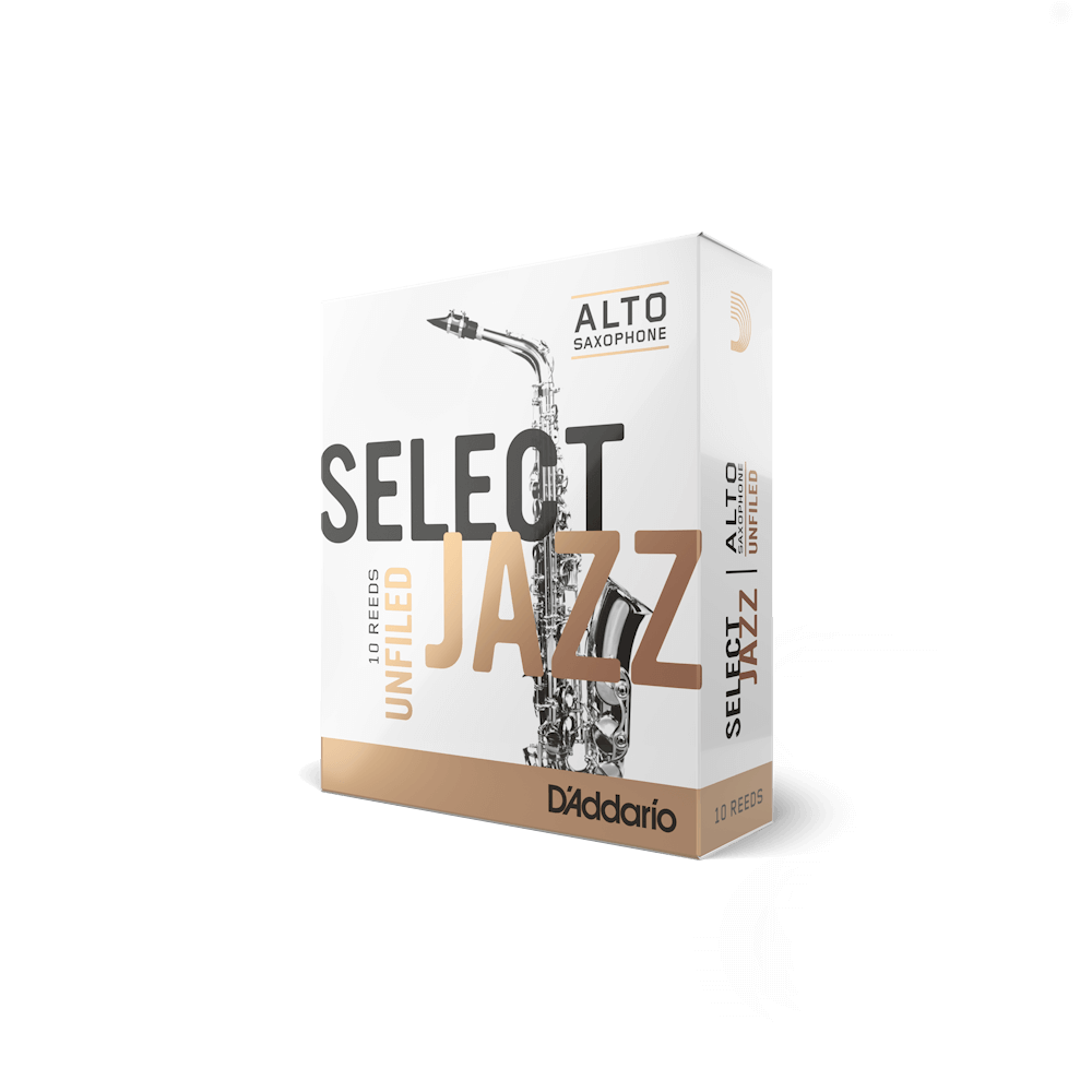 Select Jazz Unfiled Reeds, Alto Sax 10-Pack