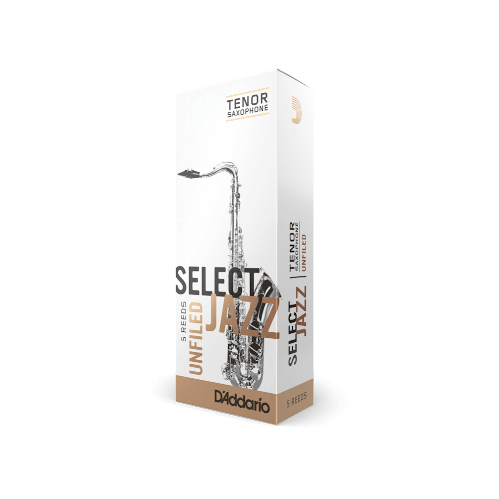 Select Jazz Unfiled Reeds, Tenor Sax, 5-pack