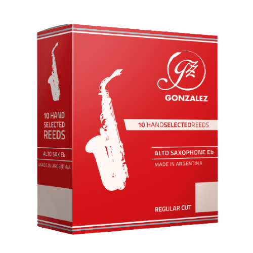 Gonzalez Regular Cut Reeds, Alto Sax 10-Pack