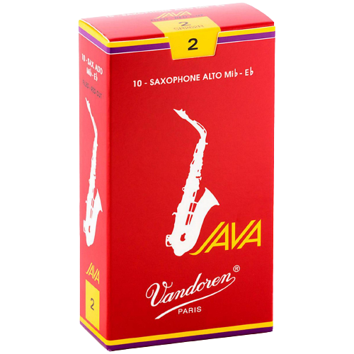 Vandoren Java Red, Alto Sax 10-Pack – The Reed Shop